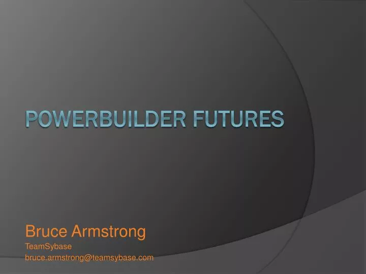 powerbuilder futures