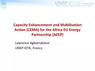 Capacity Enhancement and Mobilisation Action (CEMA) for the Africa EU Energy Partnership (AEEP)