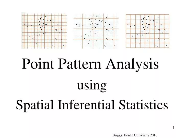 point pattern analysis
