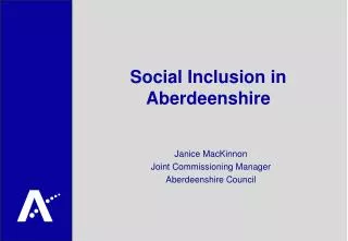 Social Inclusion in Aberdeenshire