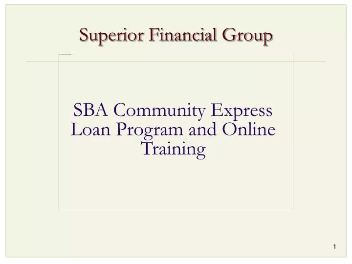 superior financial group