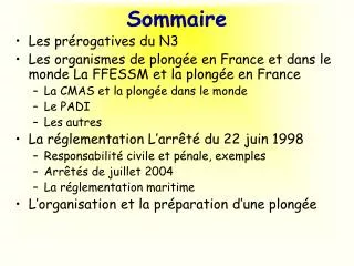 Sommaire