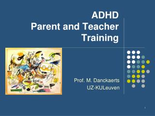ADHD Parent and Teacher Training