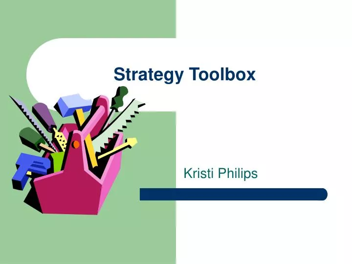 strategy toolbox
