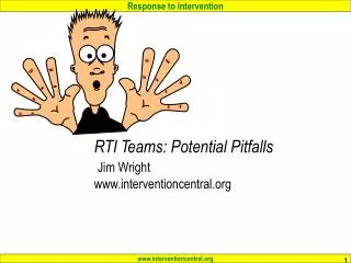 RTI Teams: Potential Pitfalls Jim Wright interventioncentral