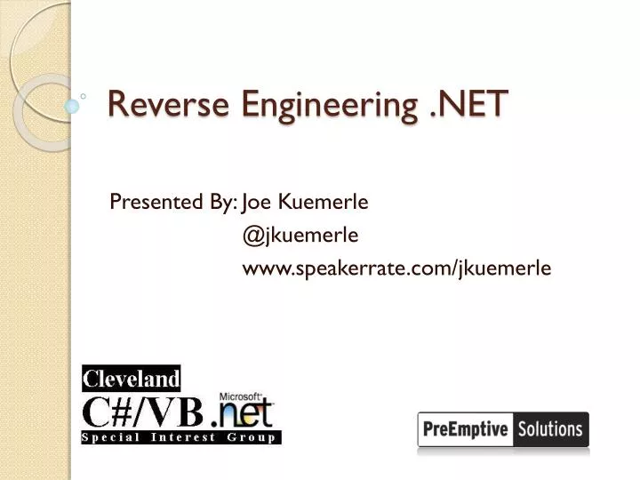 reverse engineering net