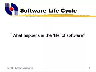 Software Life Cycle