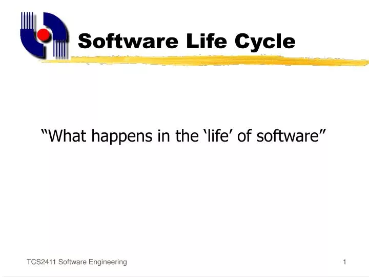 software life cycle