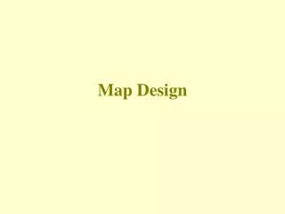 Map Design
