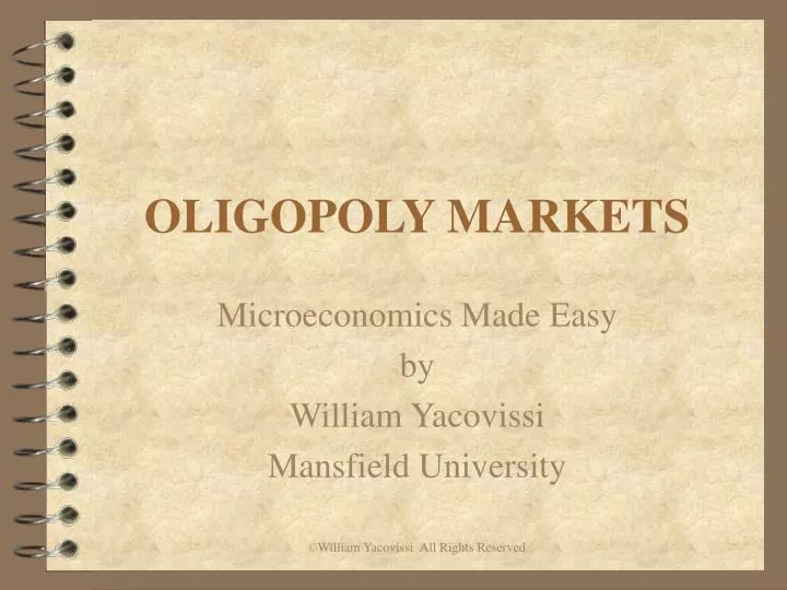 oligopoly markets