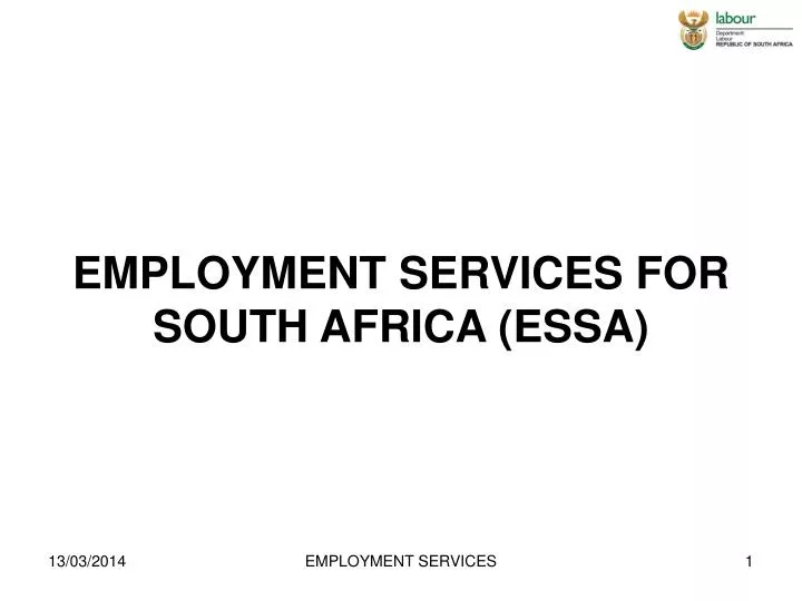 employment services for south africa essa