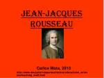 JEAN-JACQUES ROUSSEAU - slide 1
