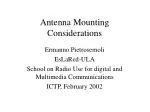 Antenna Mounting Considerations - slide 1