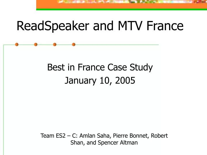 ReadSpeaker and MTV France