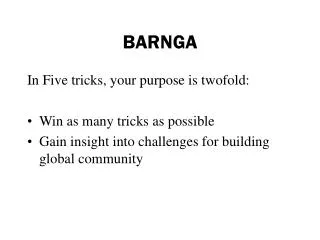 BARNGA