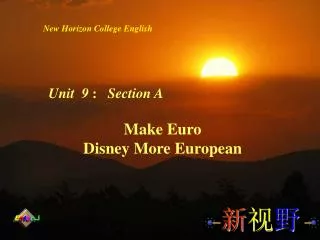 Make Euro Disney More European
