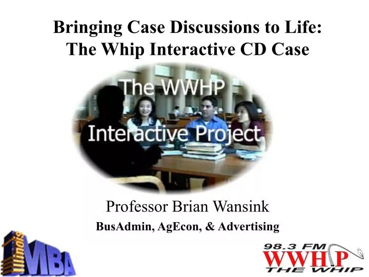 bringing case discussions to life the whip interactive cd case