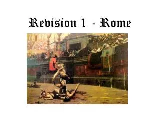 Revision 1 - Rome