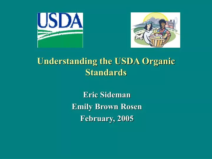 understanding the usda organic standards