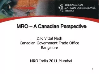 MRO – A Canadian Perspective