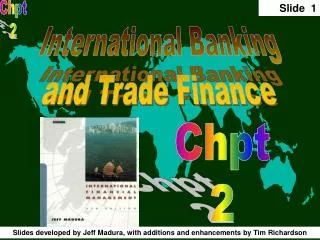 International Banking and Trade Finance