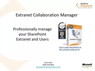 Extranet Collaboration Manager