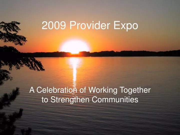 2009 provider expo