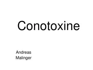 Conotoxine