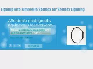 Why photographers choose the umbrella softboxes