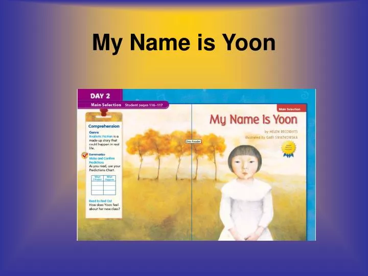 my name is yoon