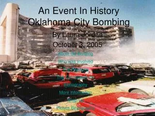 An Event In History Oklahoma City Bombing