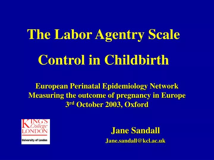 the labor agentry scale control in childbirth