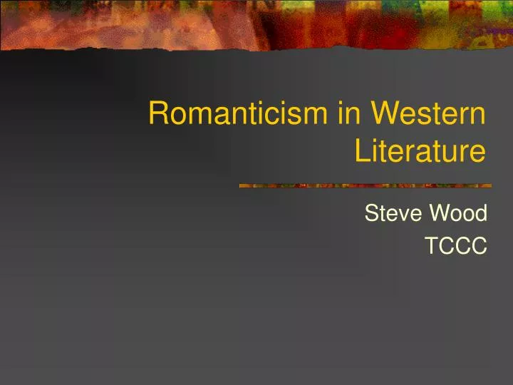 romanticism in western literature