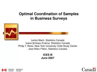 Optimal Coordination of Samples in Business Surveys