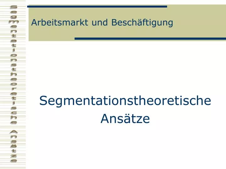 arbeitsmarkt und besch ftigung