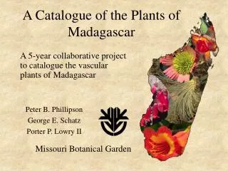 A Catalogue of the Plants of Madagascar