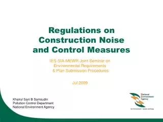 Regulations on Construction Noise and Control Measures