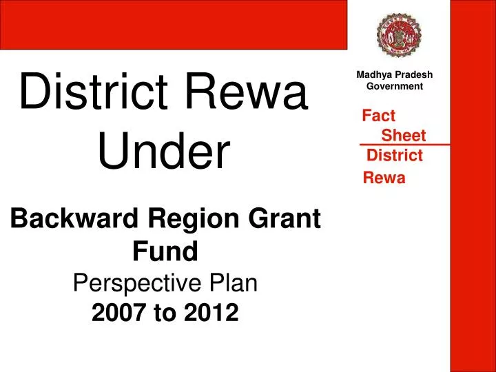 district rewa under