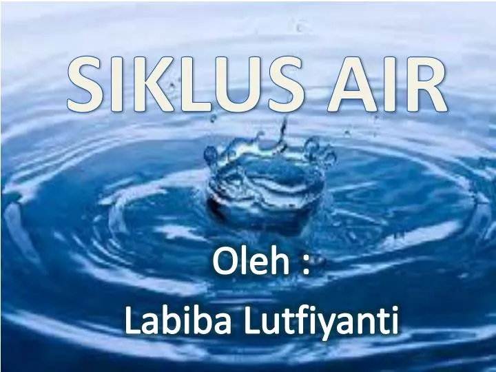 siklus air