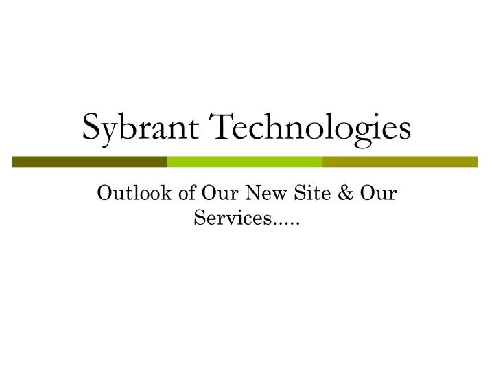 sybrant technologies