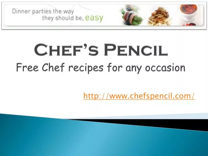 chef s pencil free chef recipes for any occasion