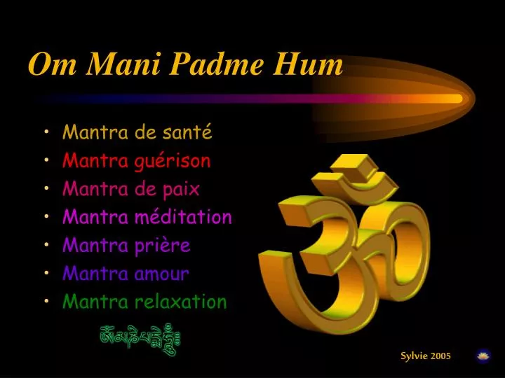 om mani padme hum