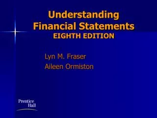 Understanding Financial Statements EIGHTH EDITION