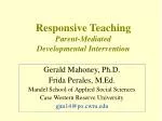 Responsive Teaching Parent-Mediated Developmental Intervention - slide 1