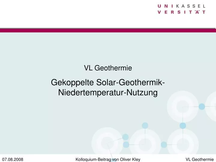 vl geothermie gekoppelte solar geothermik niedertemperatur nutzung