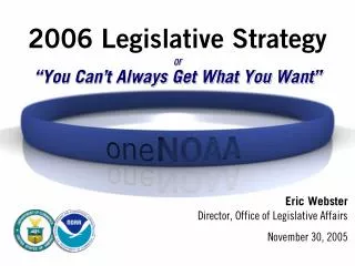 2006 Legislative Strategy