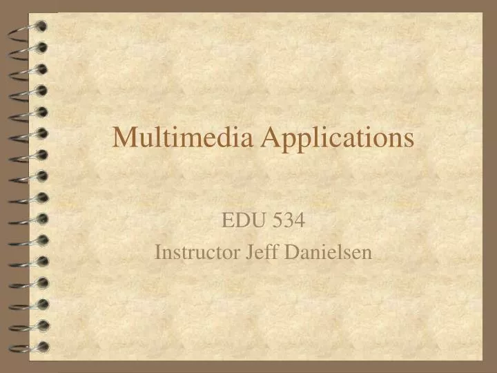 multimedia applications