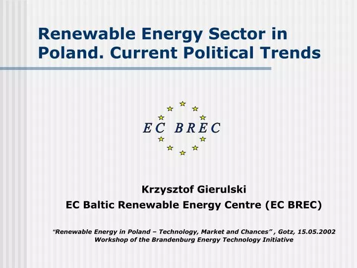 renewable energy sector in poland current political trends