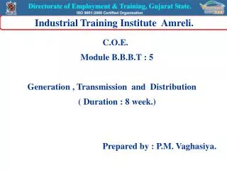 Industrial Training Institute Amreli.