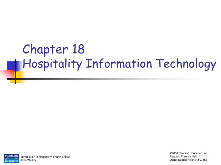 chapter 18 hospitality information technology
